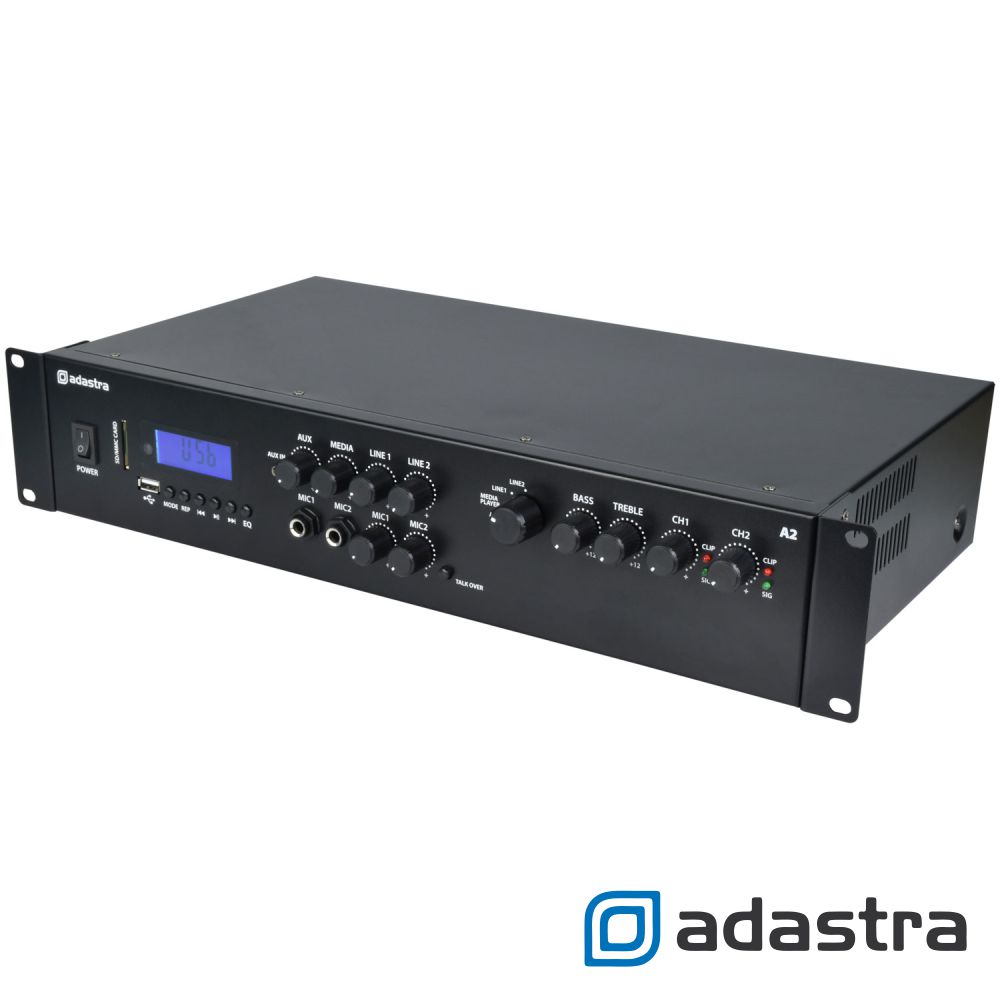 Amplificador Stereo 2x200W USB/SD/FM/BT ADASTRA