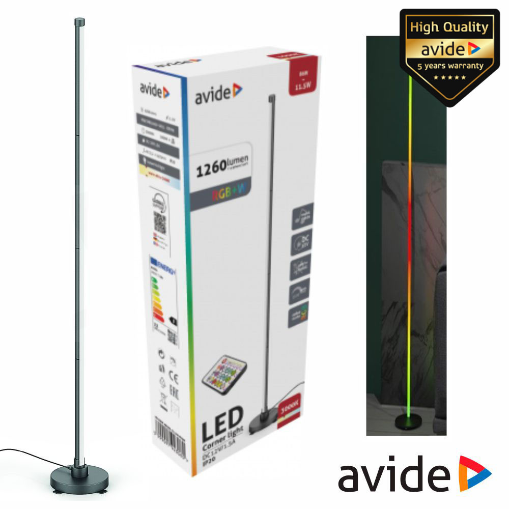 Tubo LED RGBW 1.5m 11.5W C/ Sensor Som IP20 AVIDE