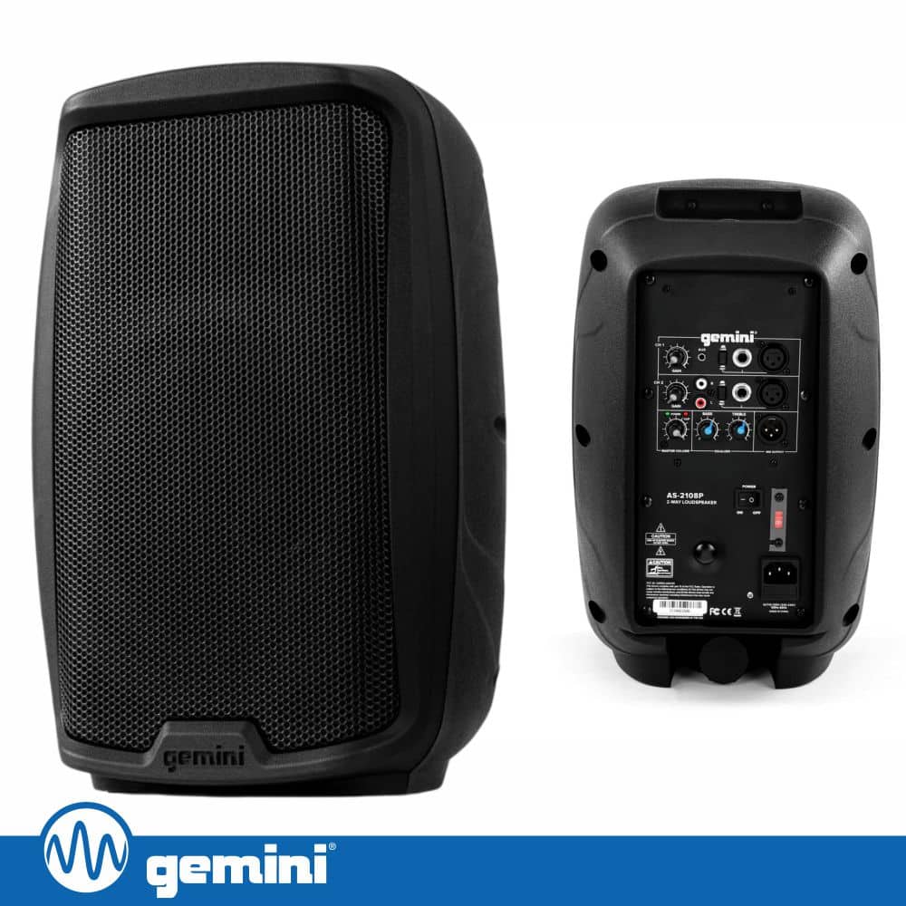 Coluna Amplificada 8" 500W GEMINI
