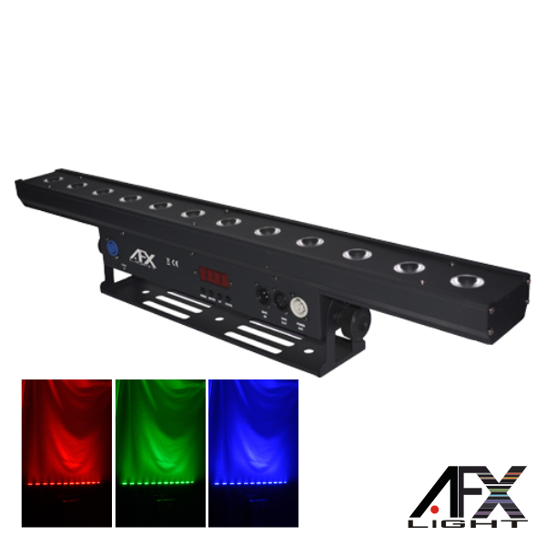 BARRA LUZ INTERIOR 12 LEDS 15W RGBAW DMX AFXLIGHT