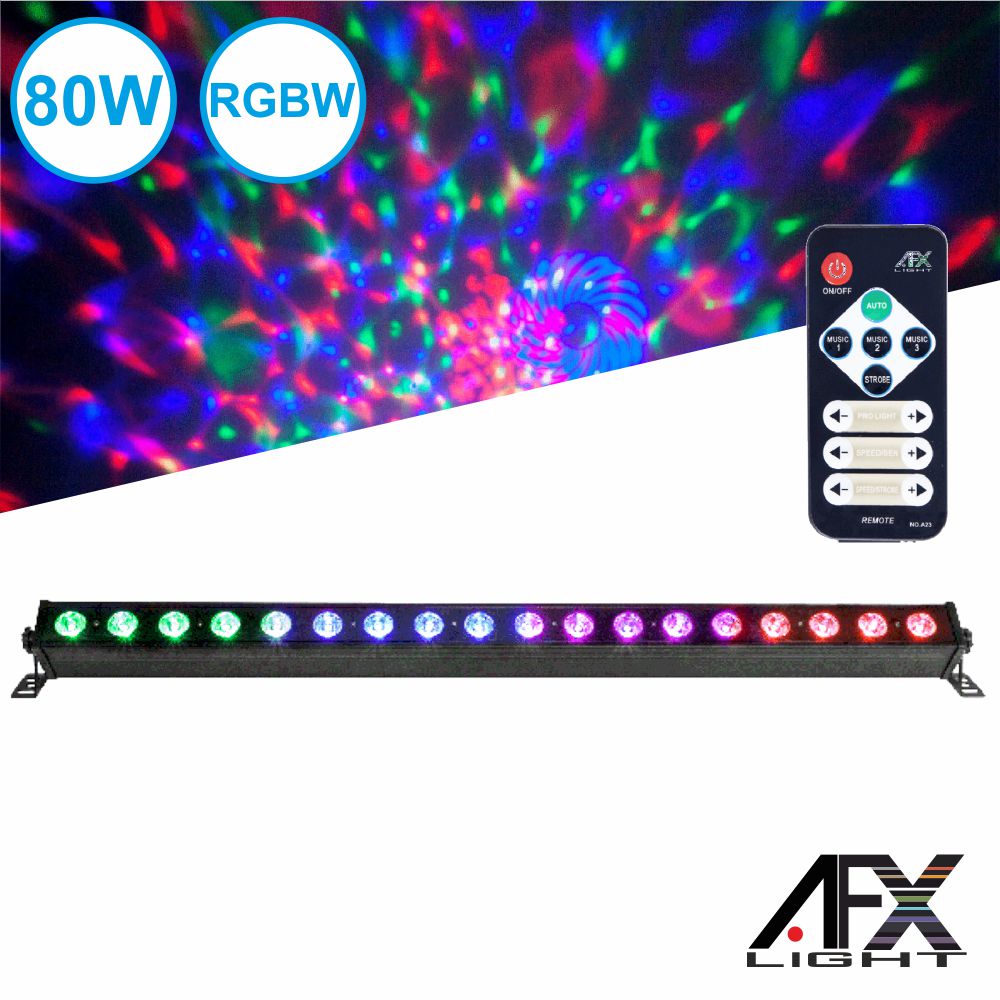 Barra Luz Interior 80W RGBW DMX AFXLIGHT