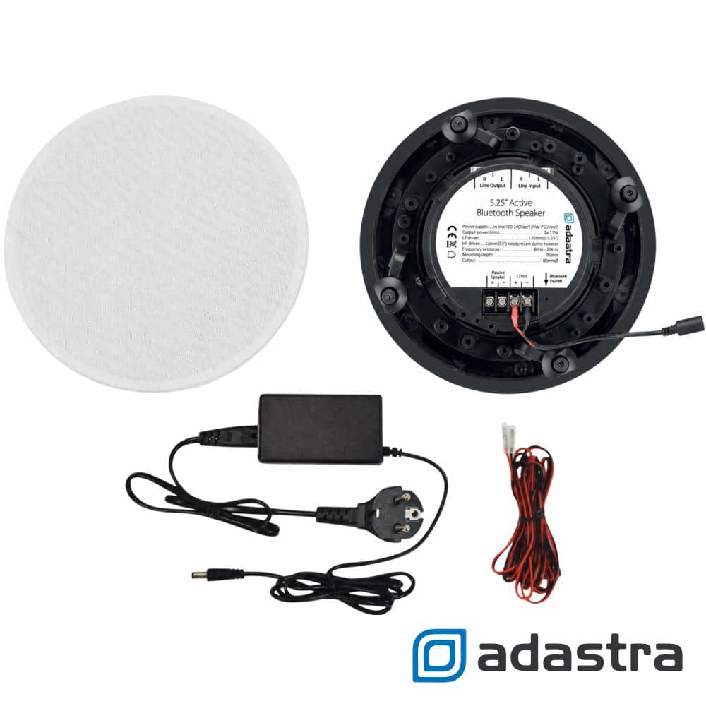 Conjunto 2x Colunas De Teto 5.25" 40W BT ADASTRA