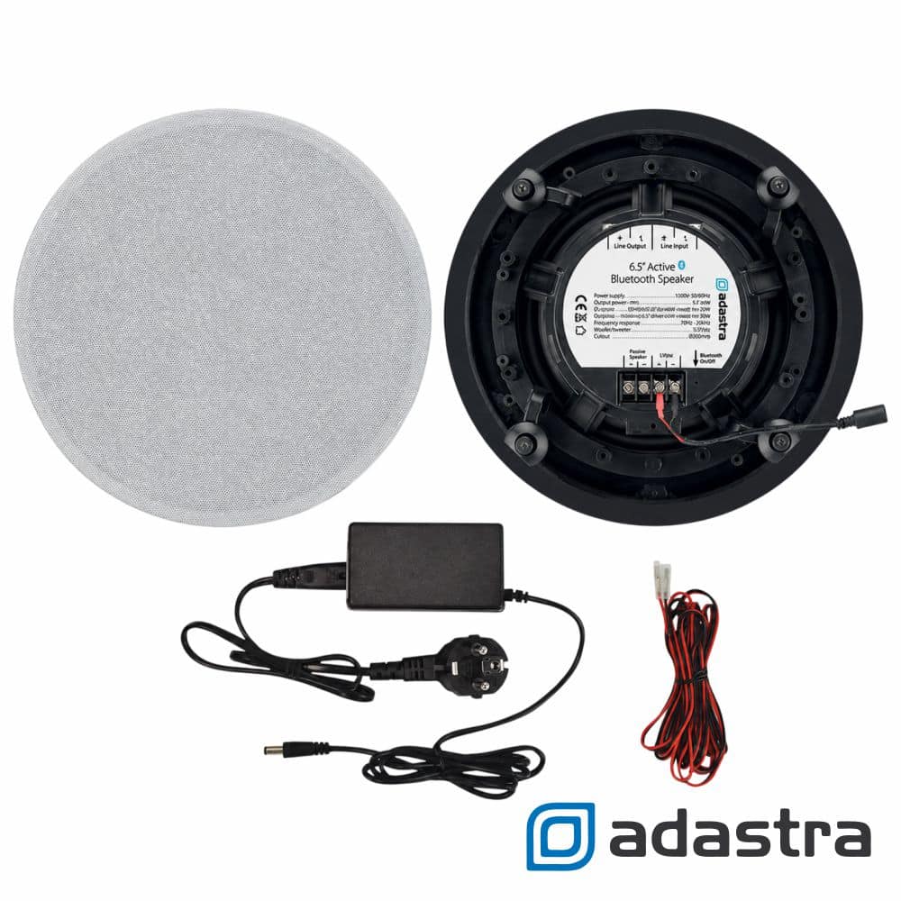 Conjunto 2x Colunas De Teto 6.5" 50W BT ADASTRA