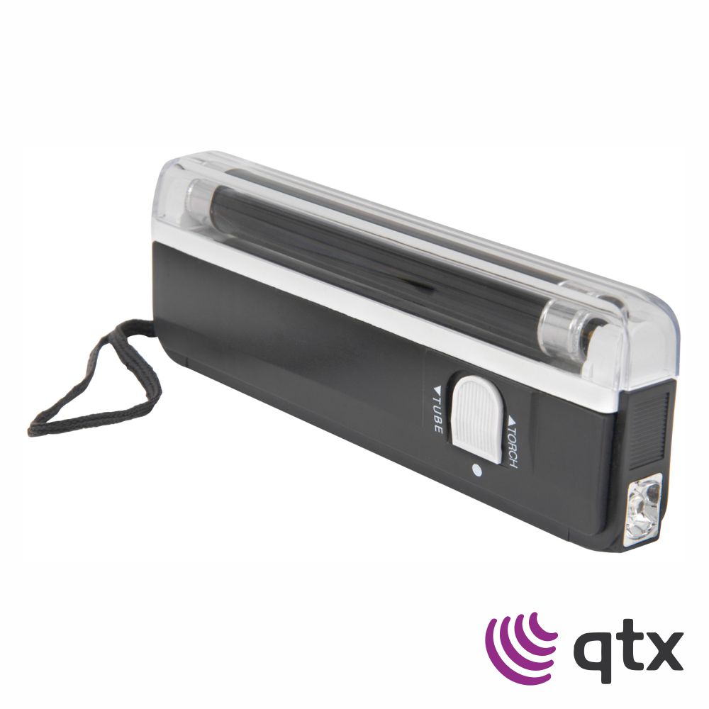 Mini Luz Negra UV 4W C/ Lanterna QTX