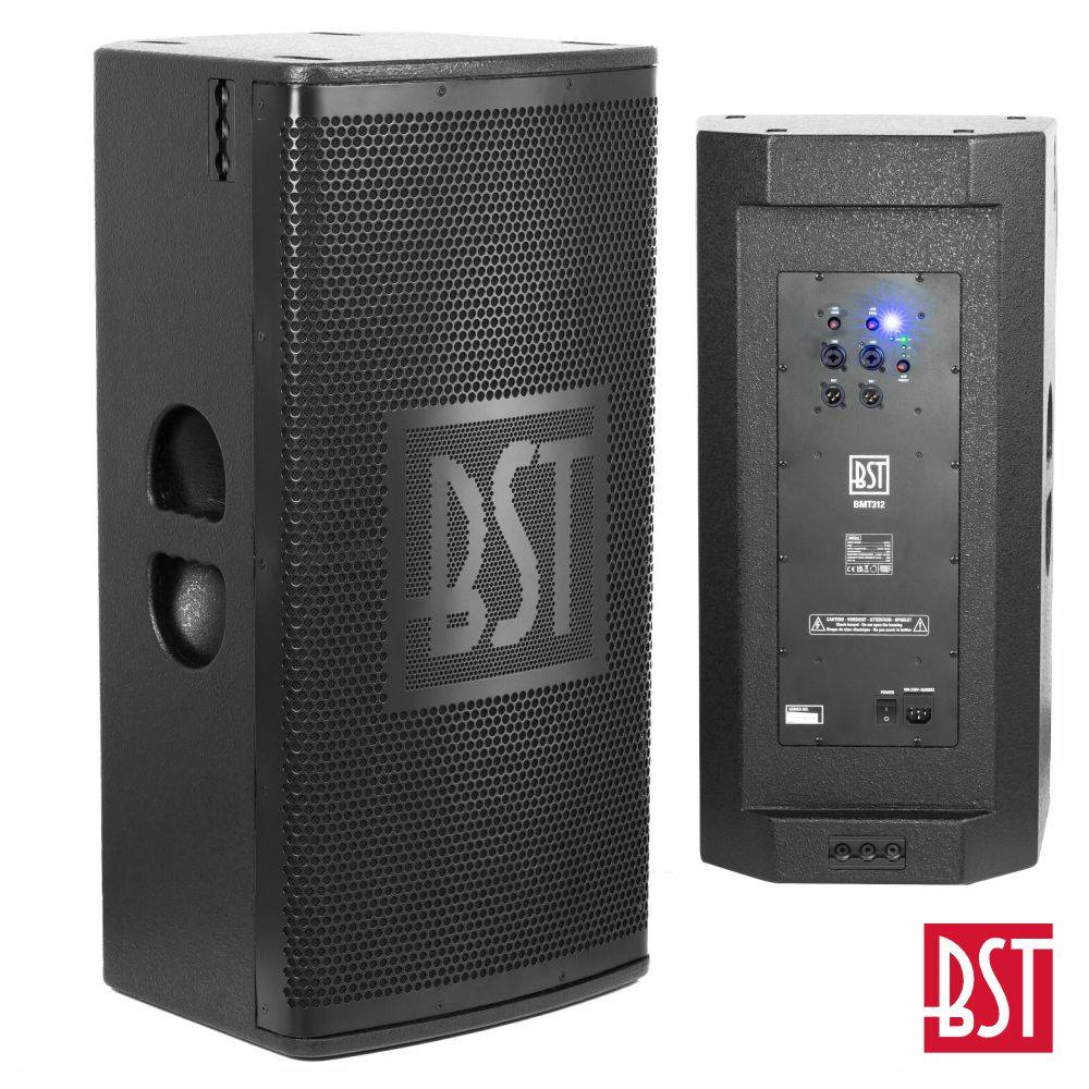 Coluna Amplificada Profissional 12" 1600W DSP BST