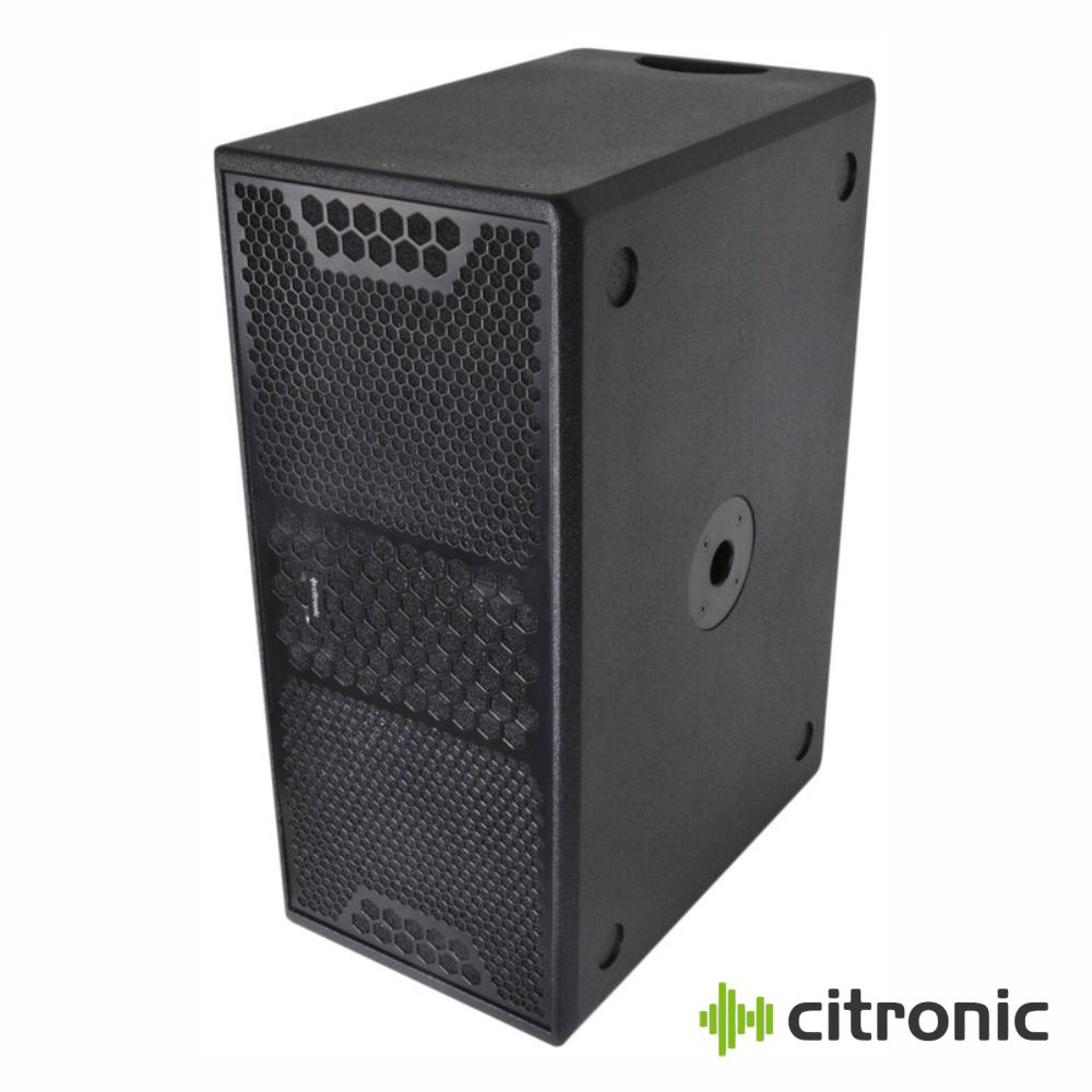 Subwoofer Amplificado Duplo 10" 1100W DSP CITRONIC