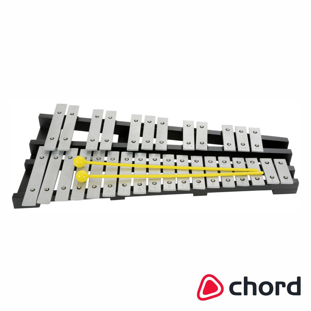 Xilofone Glockenspiel Cromático 30 Notas C/ Bolsa CHORD