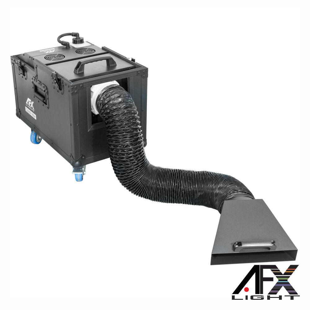 Máquina de Fumos Low Fog 2000W DMX LCD Comando AFXLIGHT