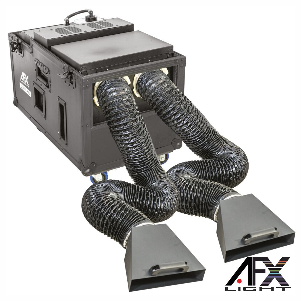 Máquina de Fumos Low Fog 3000W DMX LCD Comando AFXLIGHT
