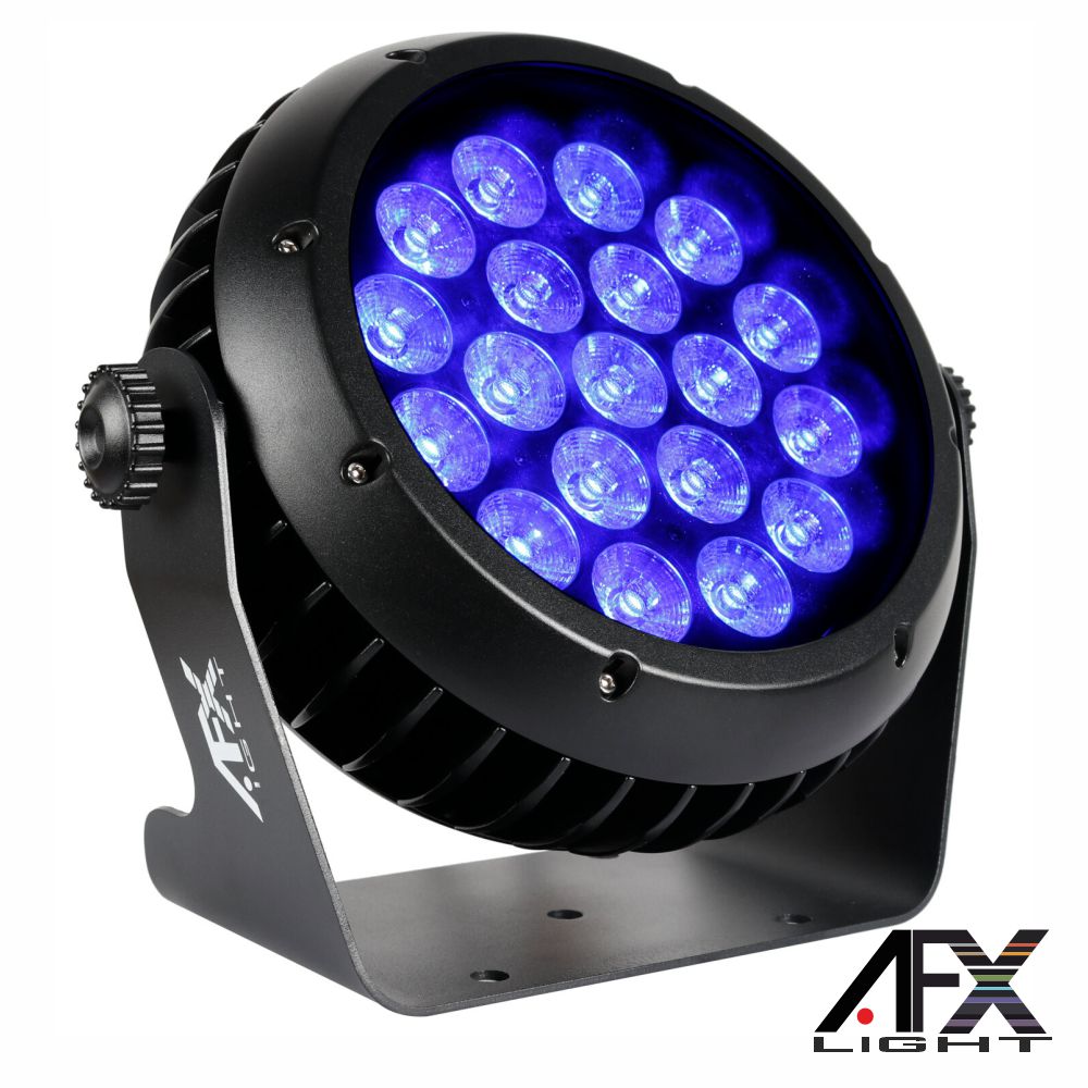 Projetor Par C/ 19 LEDS 10W RGBW DMX IP65 AFXLIGHT