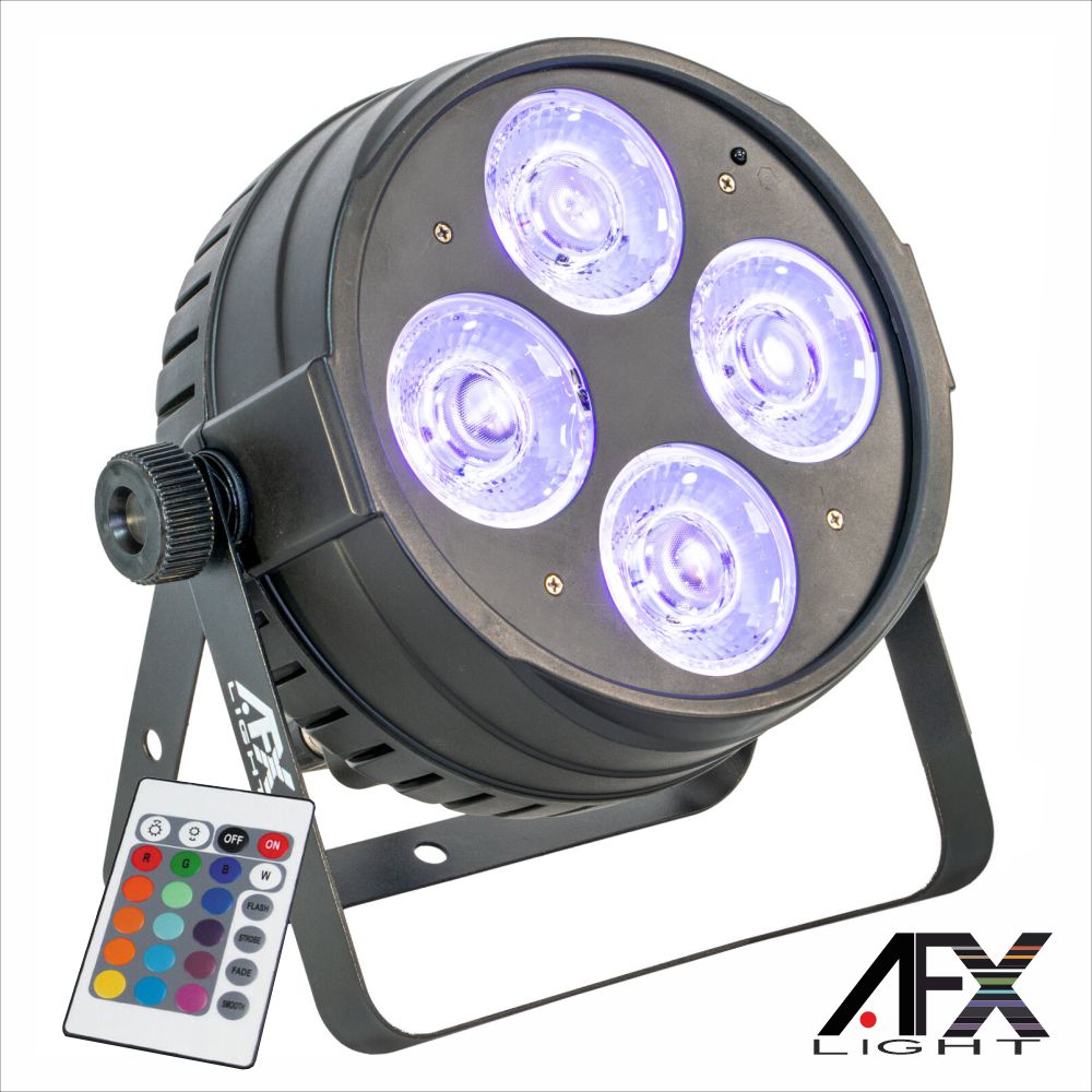 Projetor Par C/ 4 LEDS 50W UV DMX IP65 AFXLIGHT