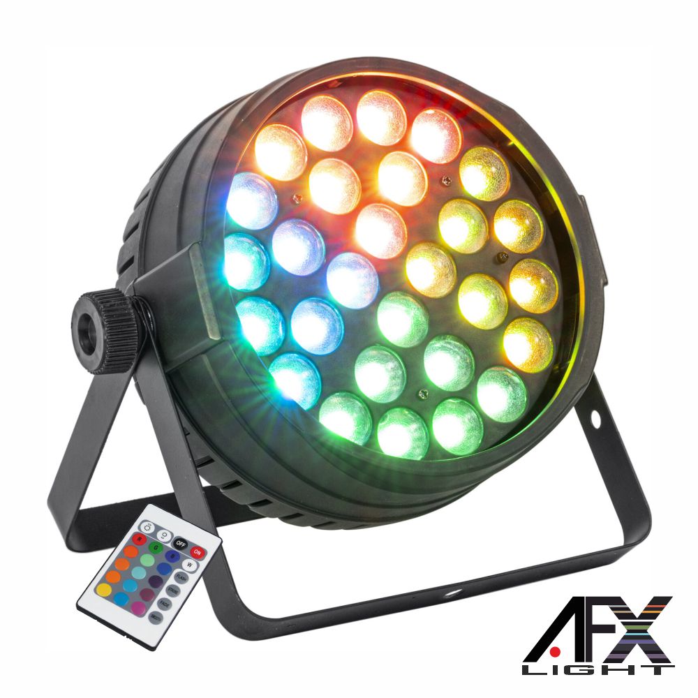 Projetor Par C/ 28 LEDS 10W RGBW DMX AFXLIGHT