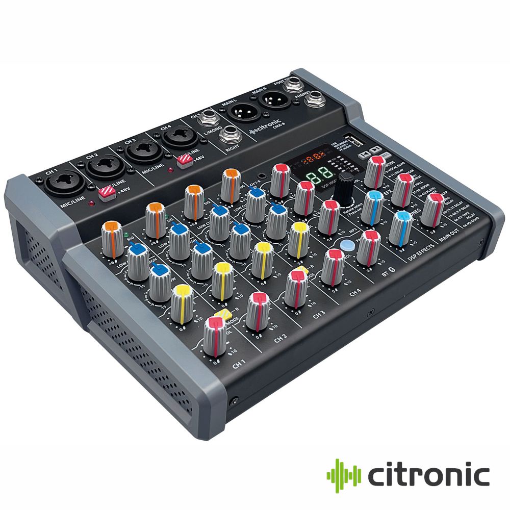 Mesa De Mistura 8 Canais DSP USB/BT CITRONIC