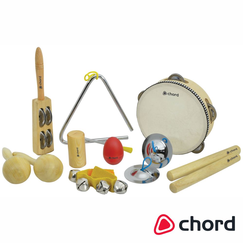 Conjunto De Percussão 9 Instrumentos CHORD