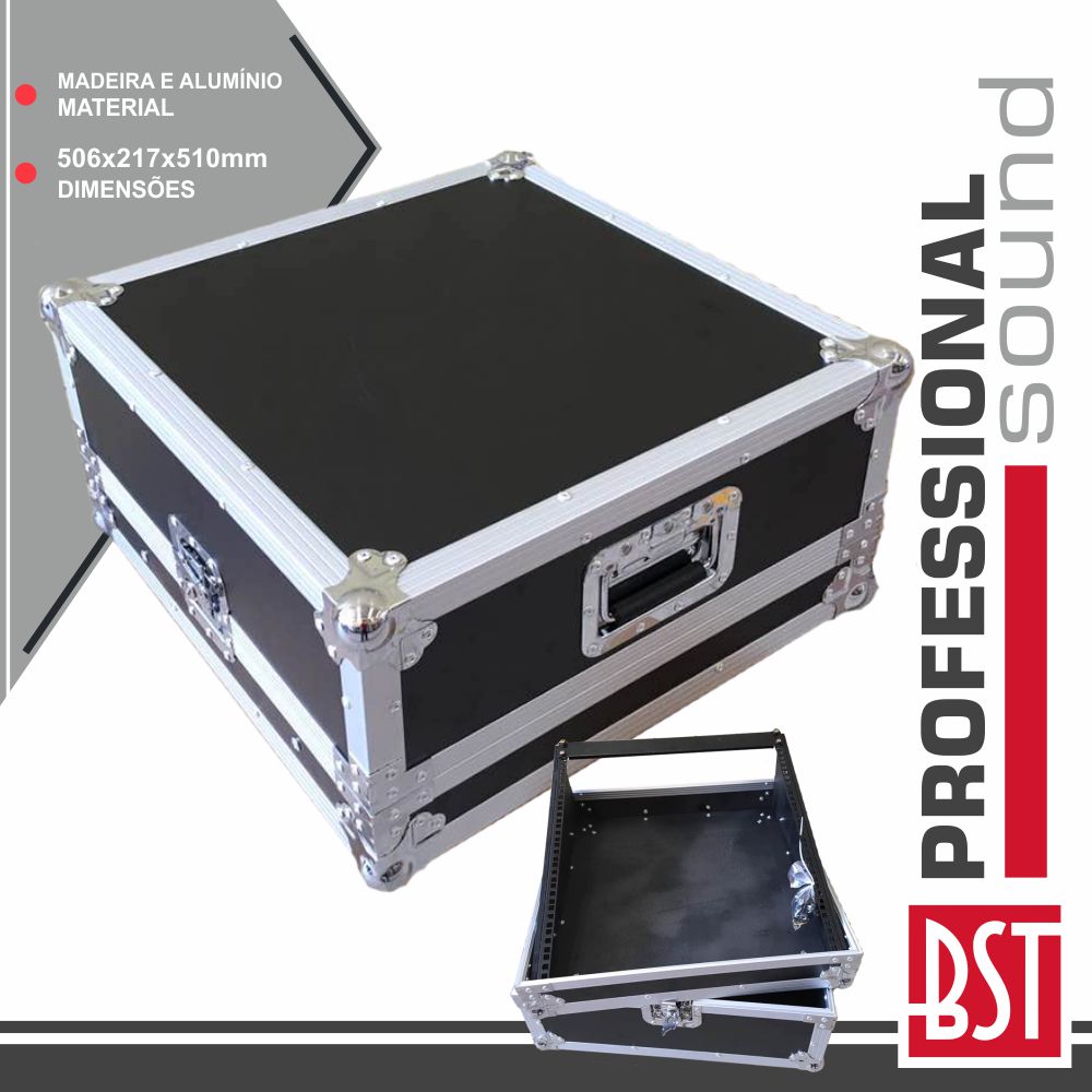 MALA 19" P/ EQUIPAMENTOS DJ 13U BST