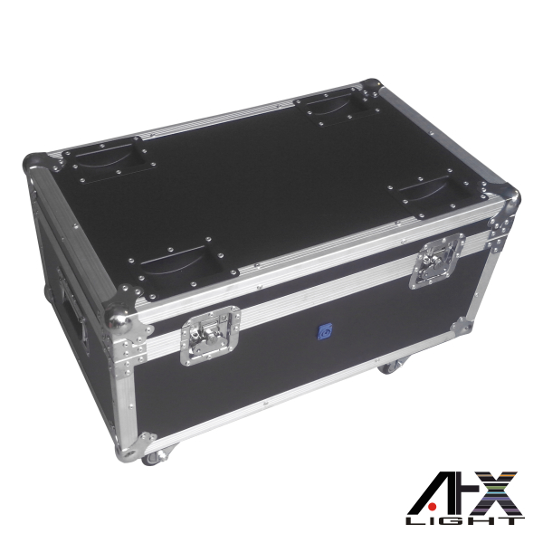 MALA TRANSPORTE DJ P/ 6 PARLED-W RODAS E CARREGADOR AFXLIGHT