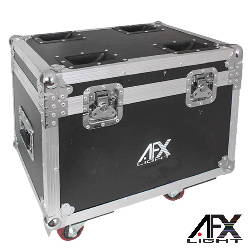 MALA TRANSPORTE DJ P/ 2MOVING HEAD LEDWASH-1912Z AFXLIGHT