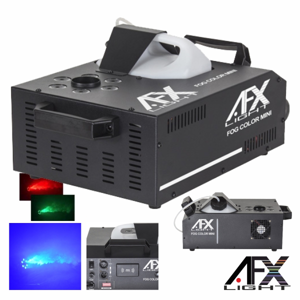MÁQUINA DE FUMOS 900W 6 LEDS 3W RGB DMX GEYSER AFXLIGHT