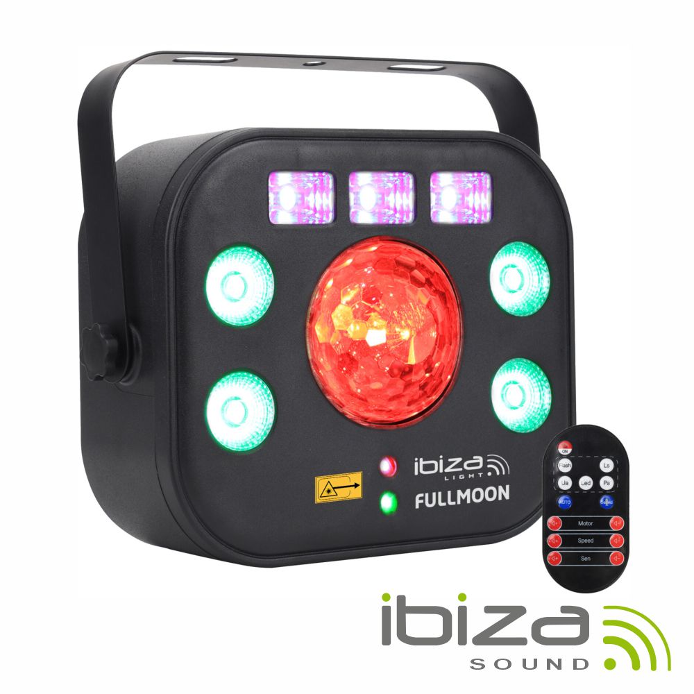 Projetor 5em1 Astro / Wash / UV / Laser / Strobe IBIZA