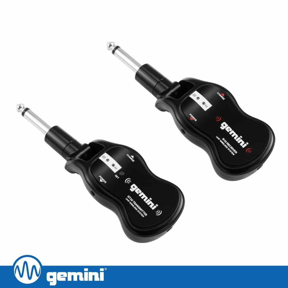 Sistema S/ Fios UHF P/ Instrumentos Musicais GEMINI