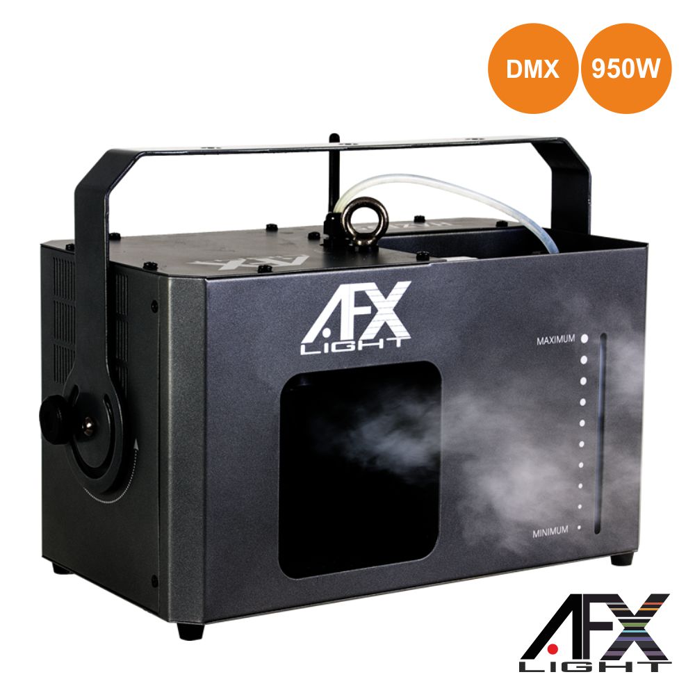 MÁQUINA DE NÉVOA 950W C/ COMANDO DMX AFXLIGHT
