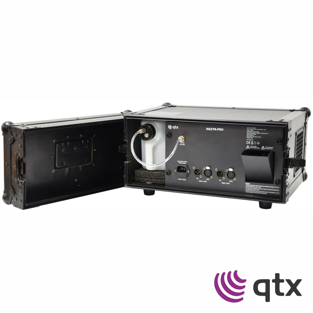 Máquina De Névoa 1000W DMX C/ Flightcase QTX