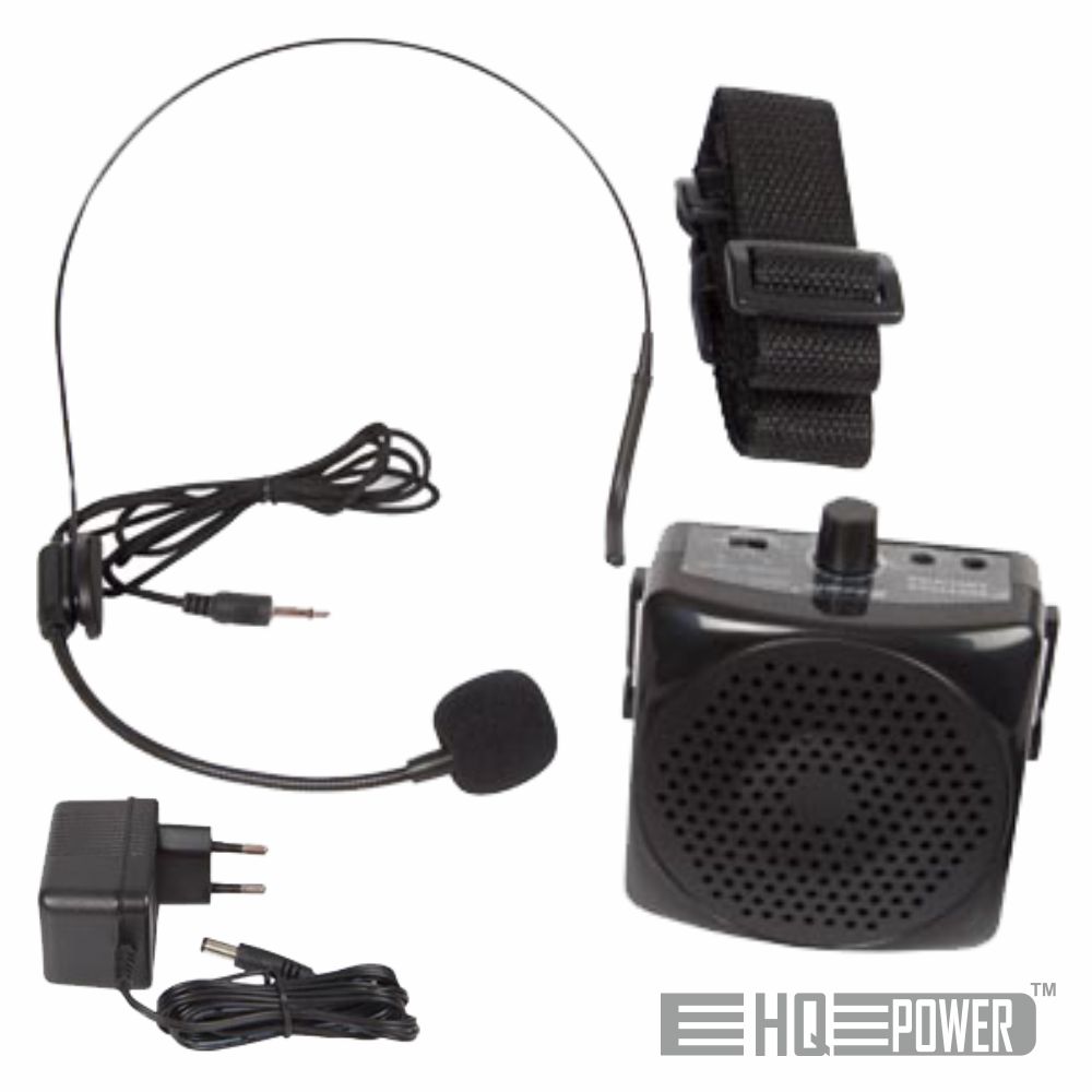 SISTEMA PA PORTÁTIL 5W AUX/BAT C/ MIC HQ POWER