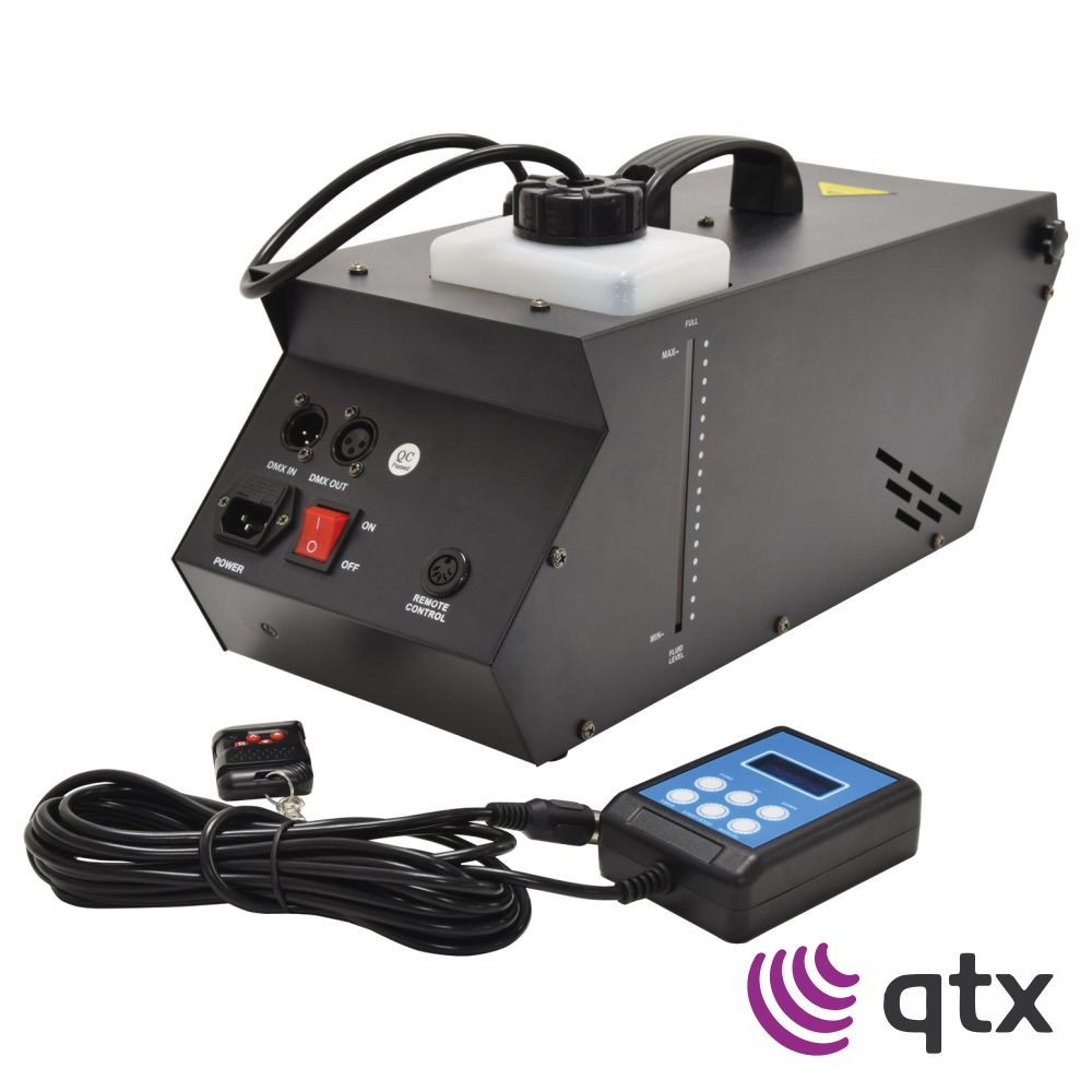 Máquina De Névoa 800W C/ 2 Comandos DMX QTX