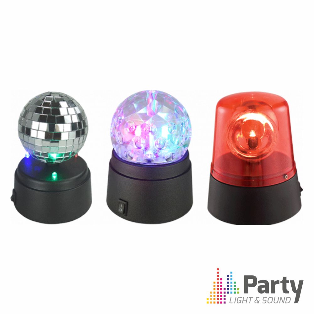 Conjunto de 3 Efeitos Luz PARTY