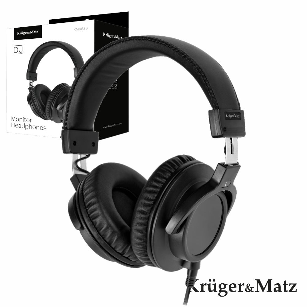 Auscultadores DJ PRO Preto KRUGER MATZ