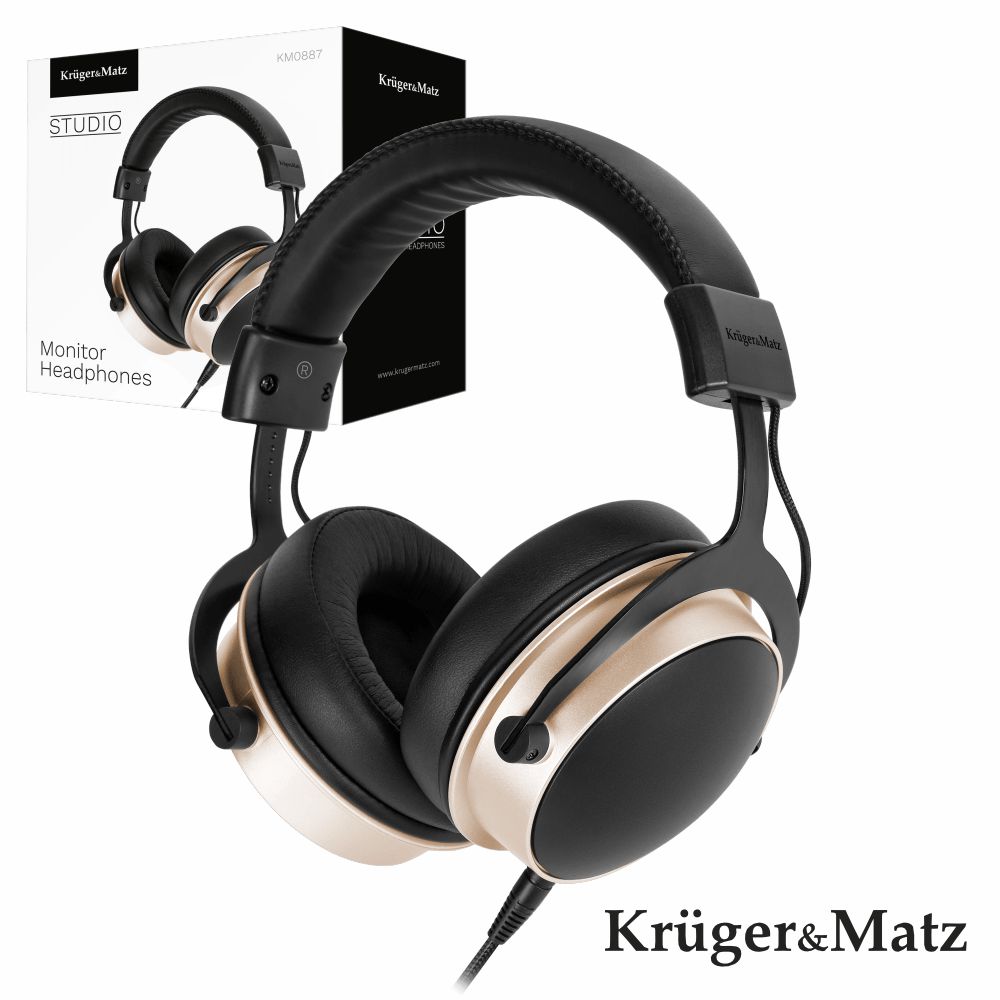 Auscultadores STUDIO Preto KRUGER MATZ