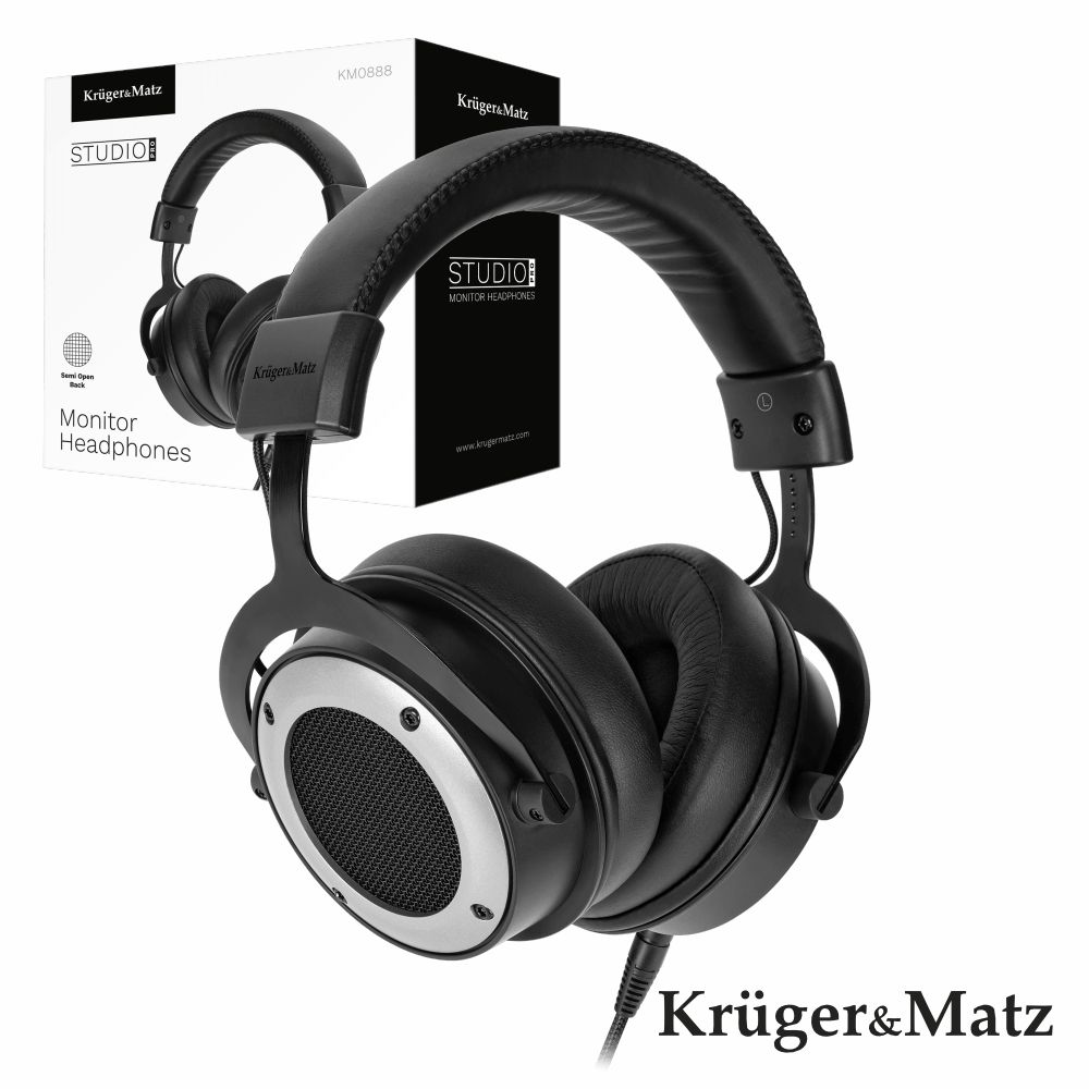 Auscultadores STUDIO PRO Preto KRUGER MATZ