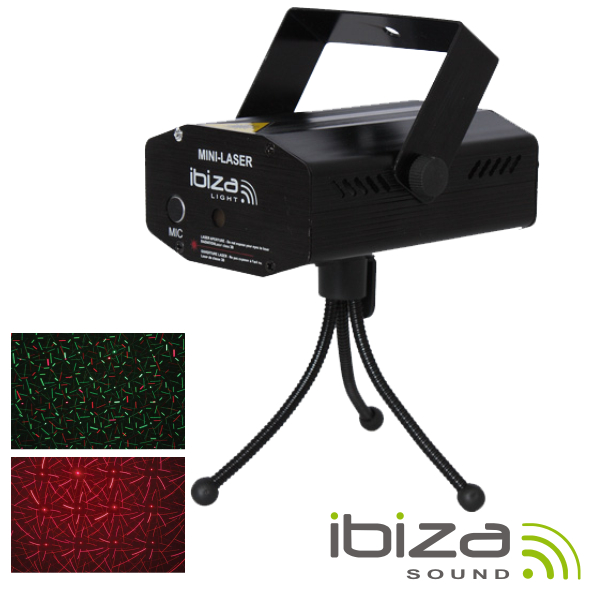 LASER 130MW VERMELHO/VERDE FIREFLY PRETO IBIZA