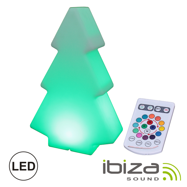ÁRVORE DE NATAL ILUMINADA C/ LED RGB COMANDO IP65 IBIZA