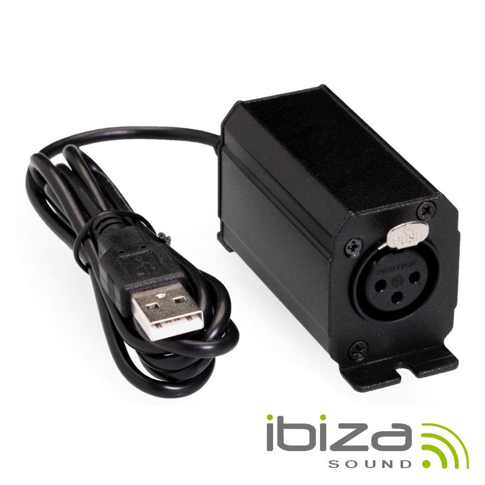 Controlador DMX 128 Canais C/ Software Interface USB IBIZA