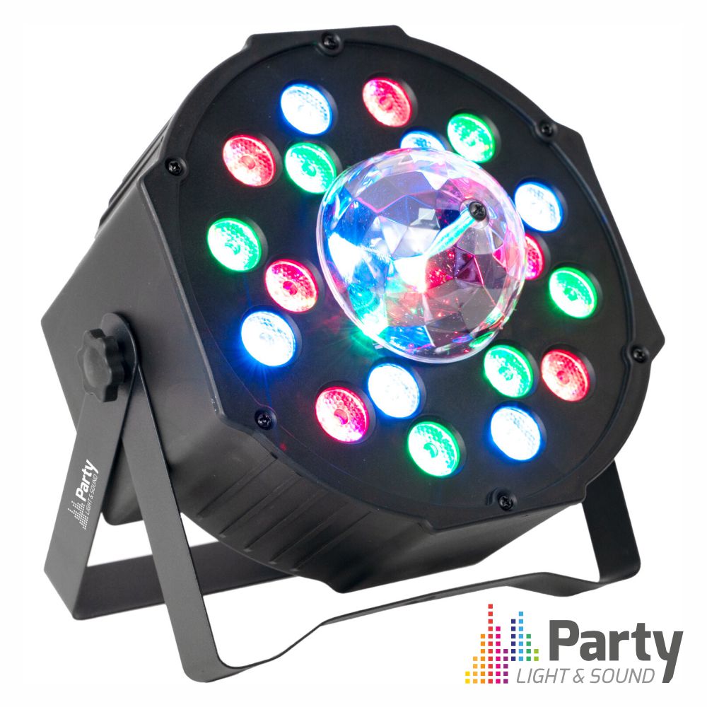 Projetor Par C/ 18 LEDS Astro DMX PARTY