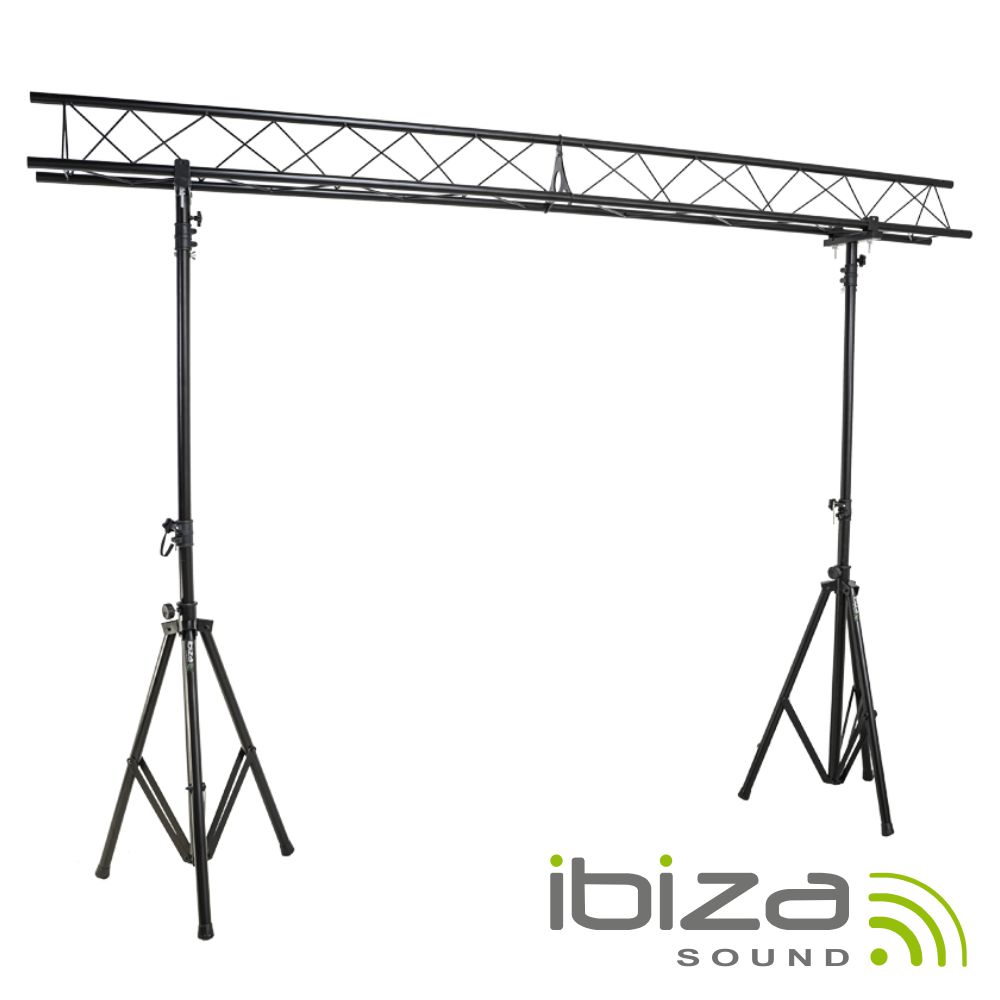 Suporte P/ Luzes 2 Barras 1.5-3m 12 Aparelhos IBIZA