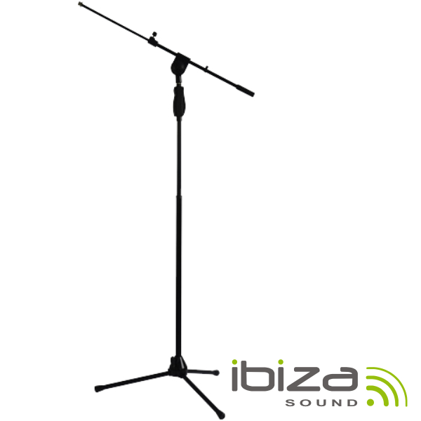SUPORTE P/ MICROFONE UNIVERSAL PRETO IBIZA
