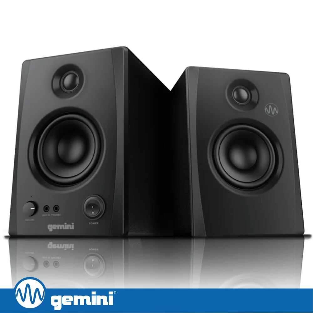 Monitores de Estúdio Ativo/Passivo 3.5" 100W BT GEMINI
