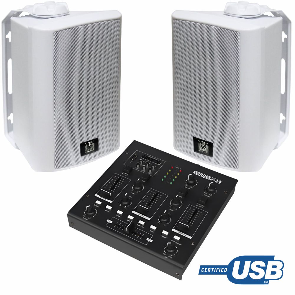 Conjunto Som Amplificado 160W