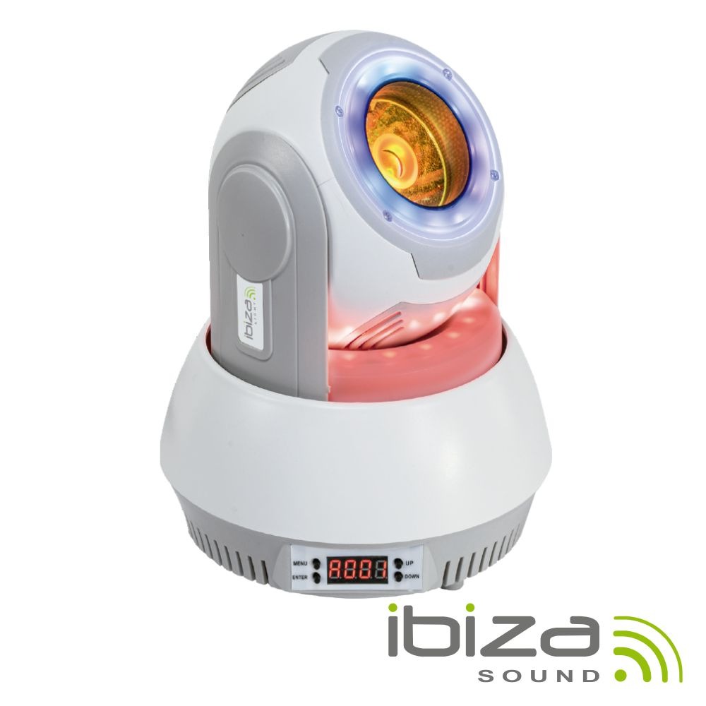 Moving Head 40W 4 Em 1 Beam 2 Anéis LED DMX Mic IBIZA
