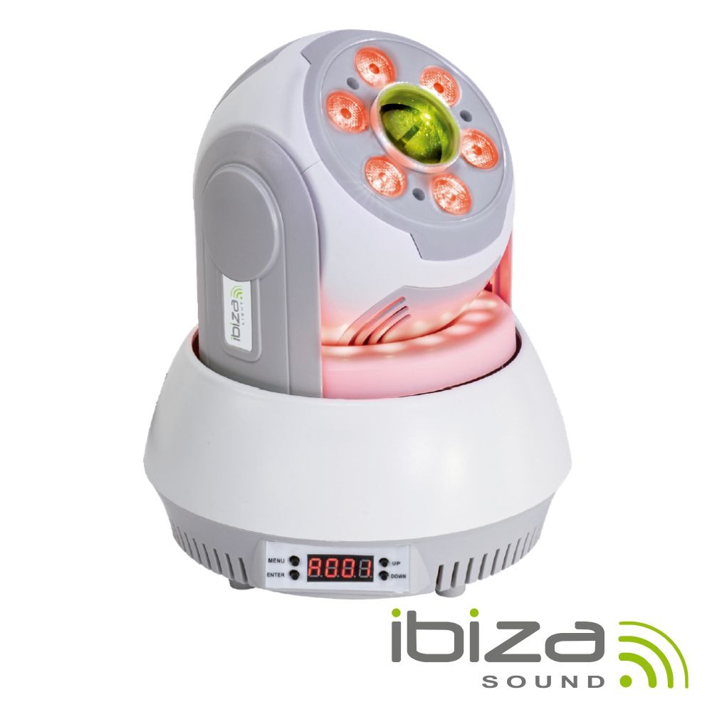 Moving Head 4 Em 1 Wash / 30W Gobo DMX Mic IBIZA
