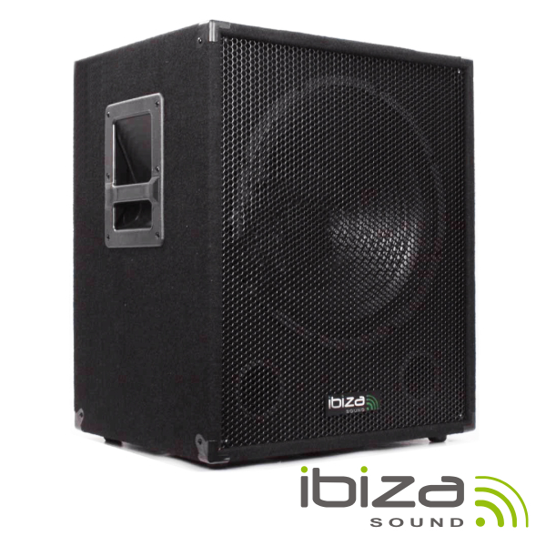 GRAVE SUBWOOFER BI-AMPLIFICADO 18" 1200W IBIZA