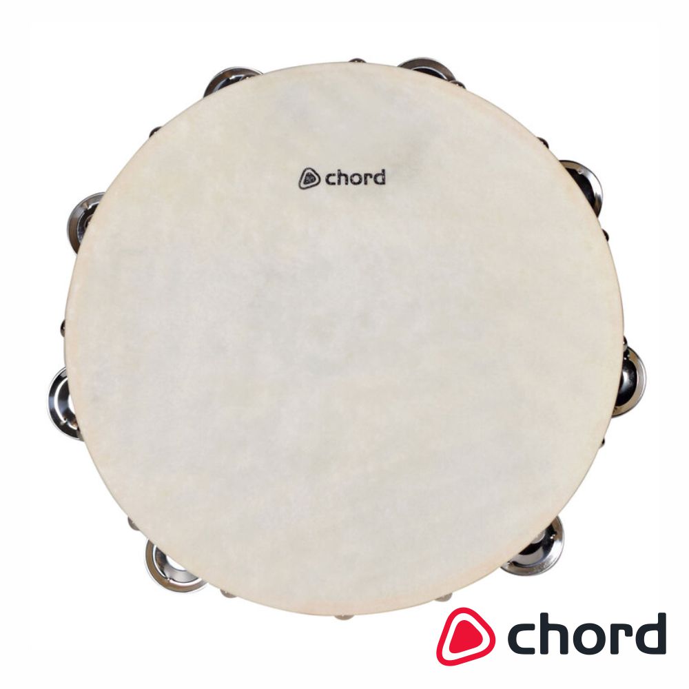 Pandeireta C/ Pele 25cm CHORD