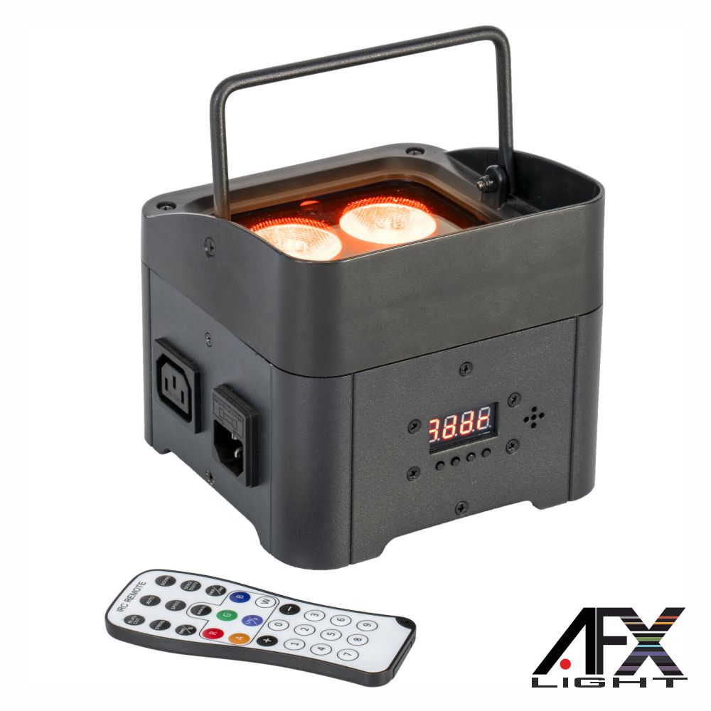 Projetor Luz C/ 4 LEDS 4W RGBA DMX AFXLIGHT