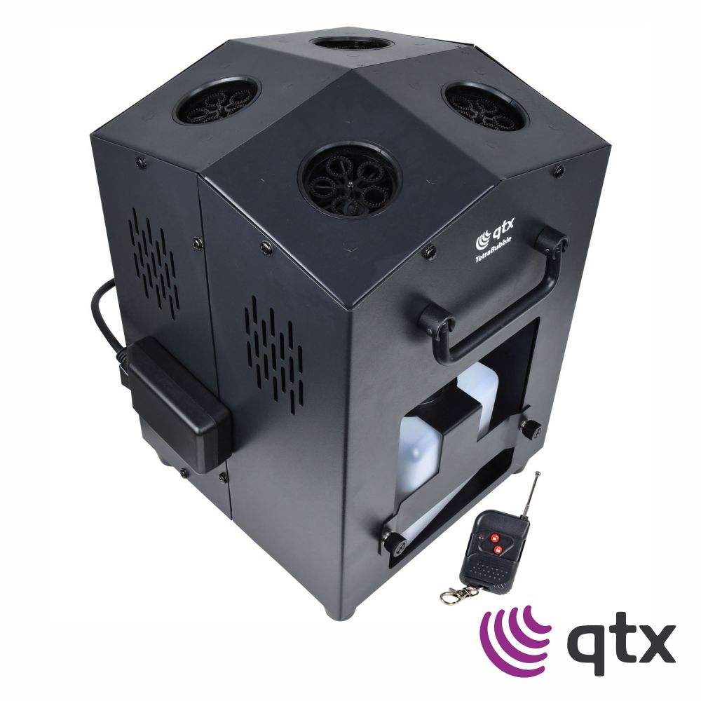 Máquina De Bolhas 30W 4 Saídas C/ Comando S/ Fios QTX
