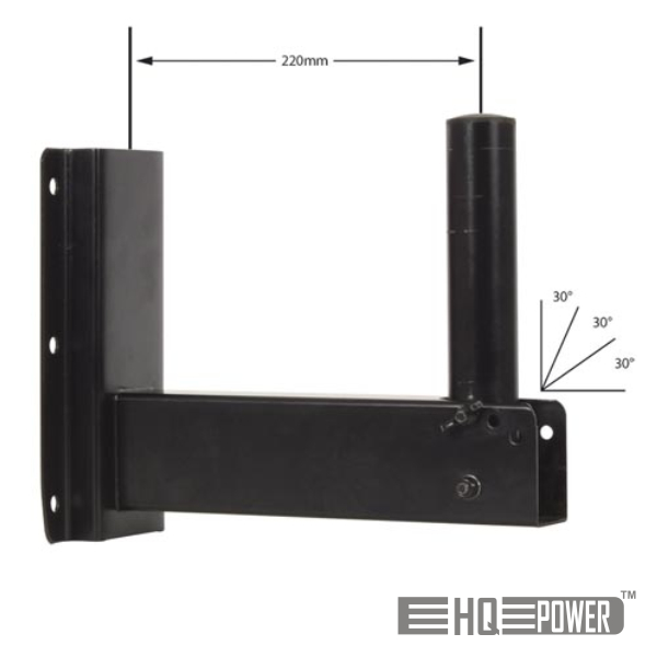 SUPORTE P/ COLUNA PAREDE 50KG HQ POWER