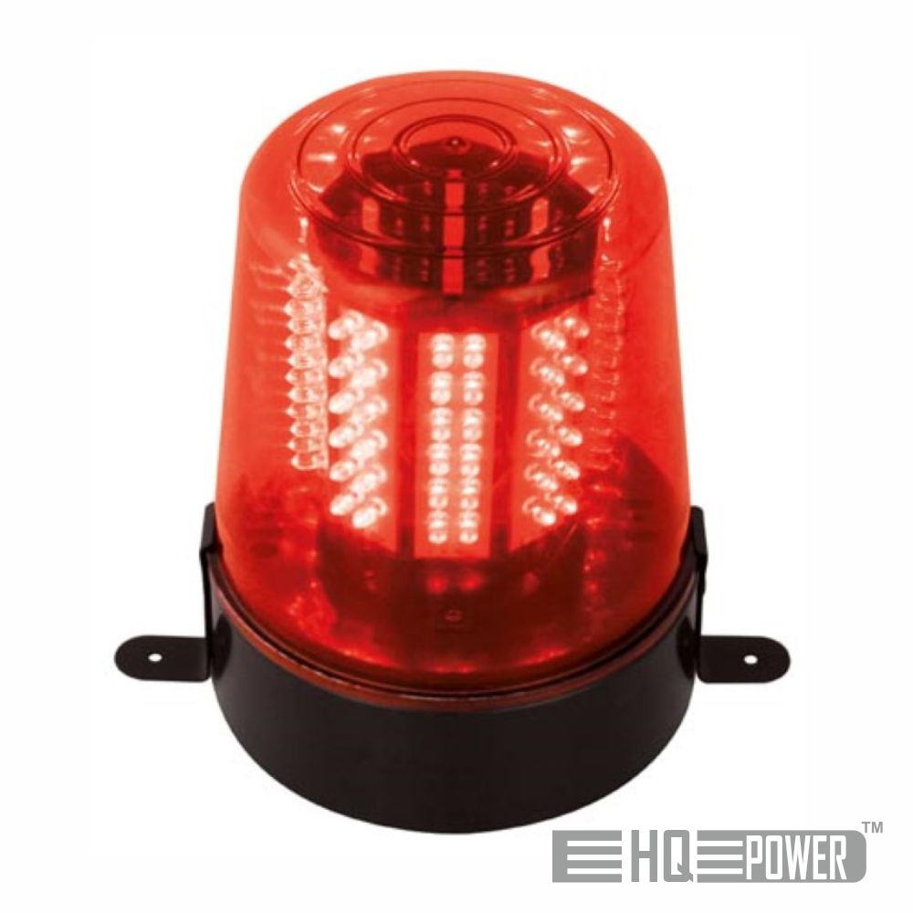 Luz Rotativa Vermelha 14V 12 LEDS HQ POWER