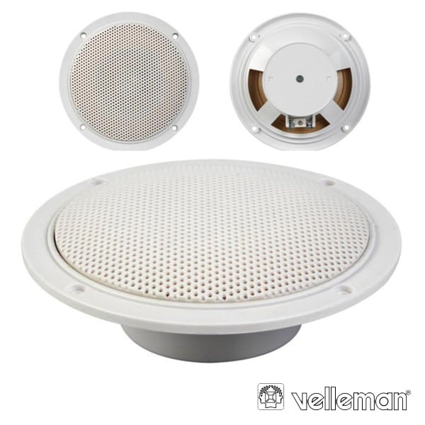 CONJUNTO 2 COLUNAS 5" C/ GRELHAS ESTANQUES 80W