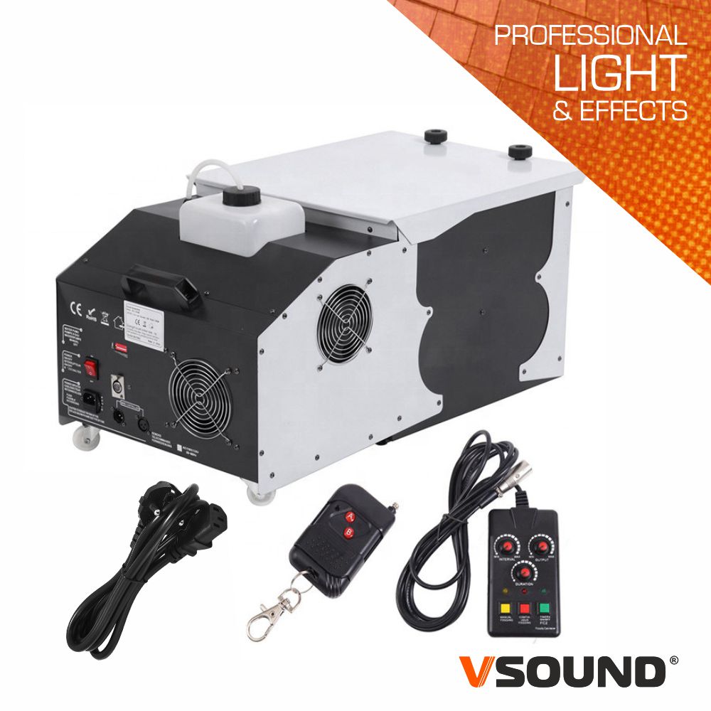 Máquina de Fumos Low Fog 3000W DMX E Comando VSOUND